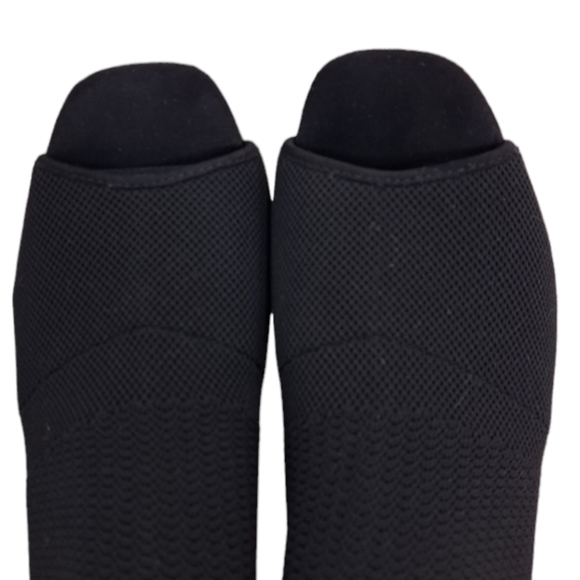 Bar lll Nillaf Fabric Peep Toe Women's Black Boots Size 10M - Picture 6 of 14